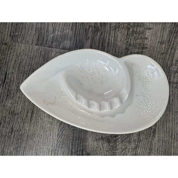 Royal Haeger Ashtray (Lot 2) Teardrop Gold Tweed 179 & 165 Atomic Retro MCM - Picture 15 of 16